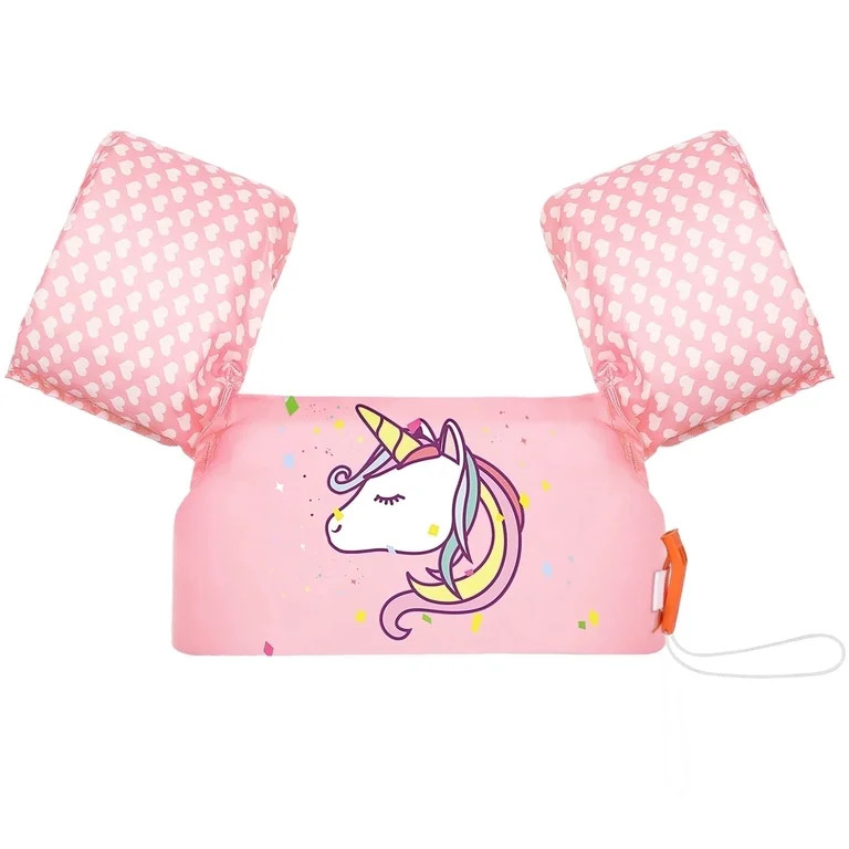 MoKo Swim Vest for Kid 20-50 lbs, Swimming Arm Floaties  Water Wings for 2-7 Years Old, Pink | Walmart (US)