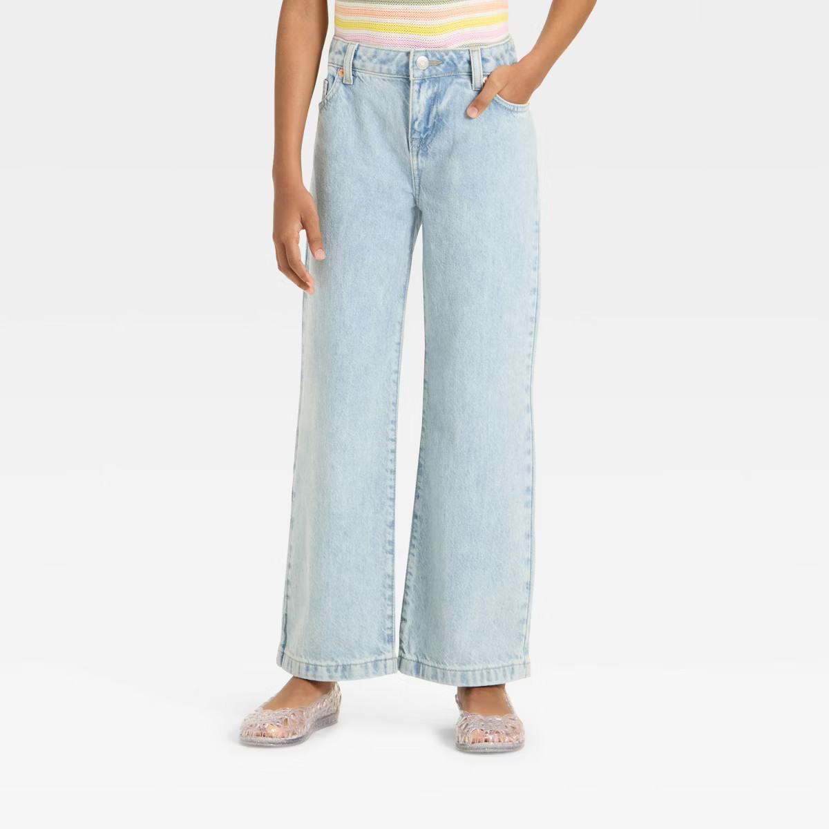 Girls' Wide Leg Jeans - Cat & Jack™ | Target
