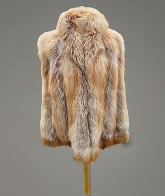 ✨ABSOLUTELY STUNNING GENUINE FLUFFY RED FOX FUR COAT VEST PREFECT CONDITION!! XL | eBay US