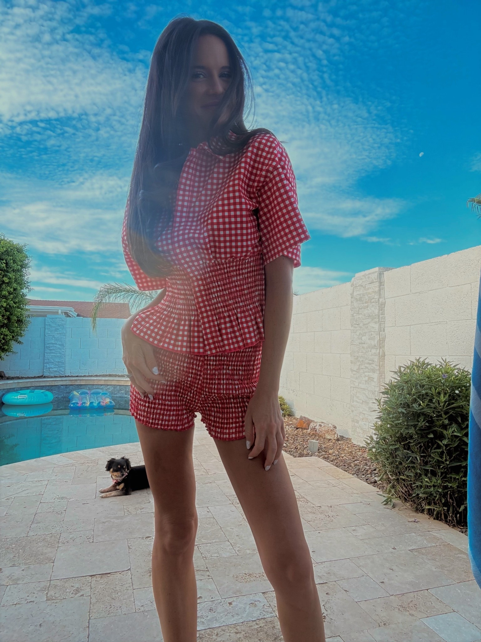 Red gingham set | summer outfit | Americana | co-ord | vacation | shorts | resort wear | casual | brunch | date night | casual | 2 piece | travel | comfy 

#LTKStyleTip #LTKTravel #LTKFindsUnder50