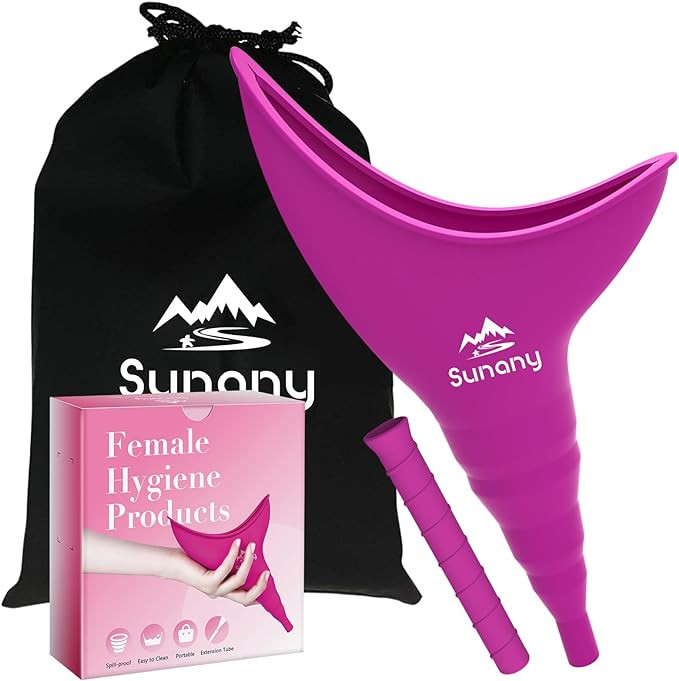 Female Urination Device, Reusable Female Urinal Silicone Women Pee Funnel Allows Women to Pee Sta... | Amazon (US)