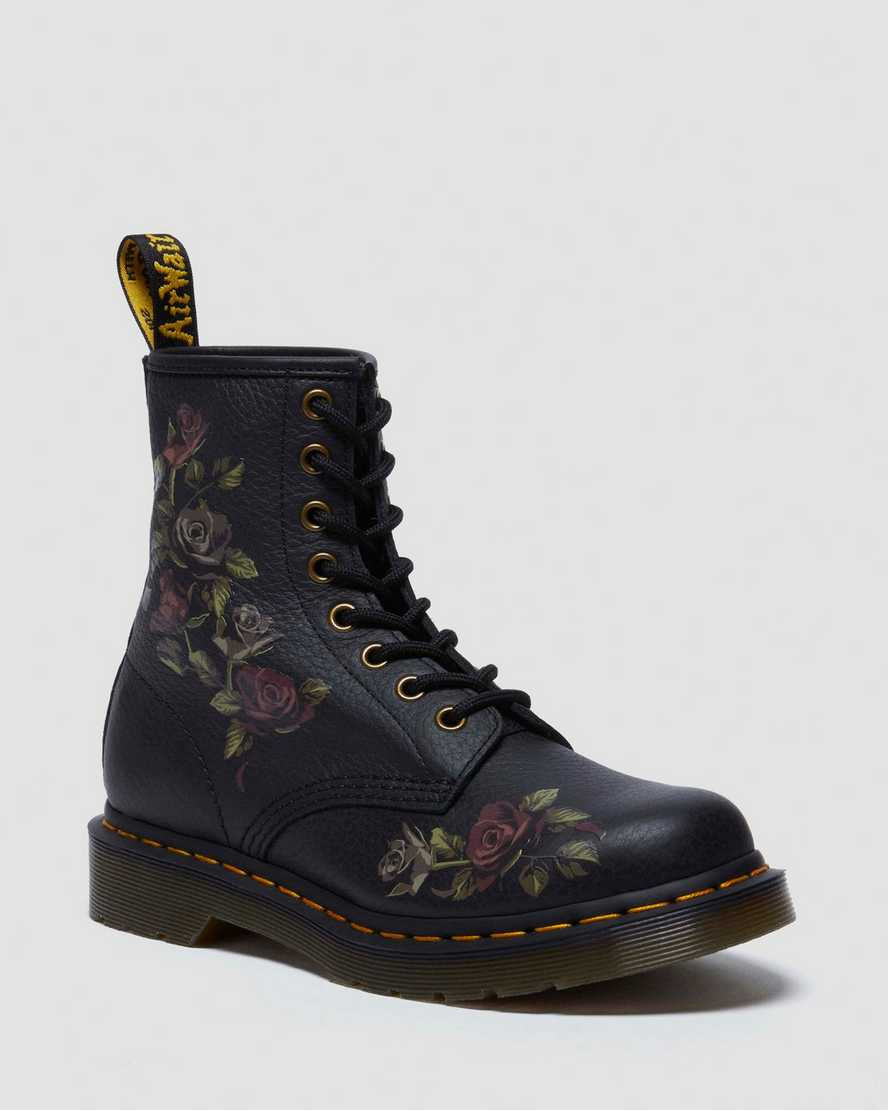 1460 Women's Decayed Roses Lace Up Boots | Dr. Martens