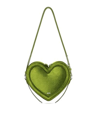 JW PEI Women's Arlene Velvet Heart Shaped Bag - Green | Amazon (US)