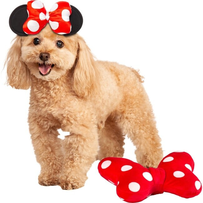 Minnie Mouse Pet Toy Bundle (Red, Size Medium/Large) | Rubies from Maisonette | Maisonette