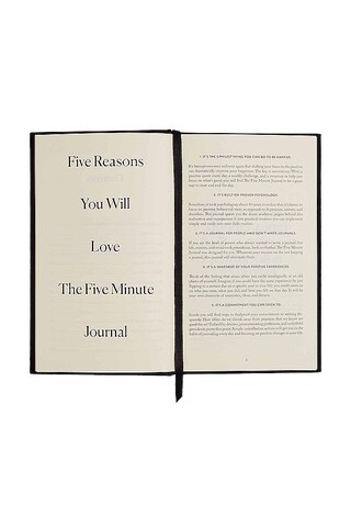 The Five Minute Journal in Bold Black | Revolve Clothing (Global)