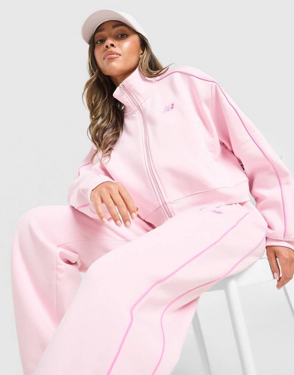 New Balance Pipe Fleece Full Zip Track Top | JD Sports (UK)