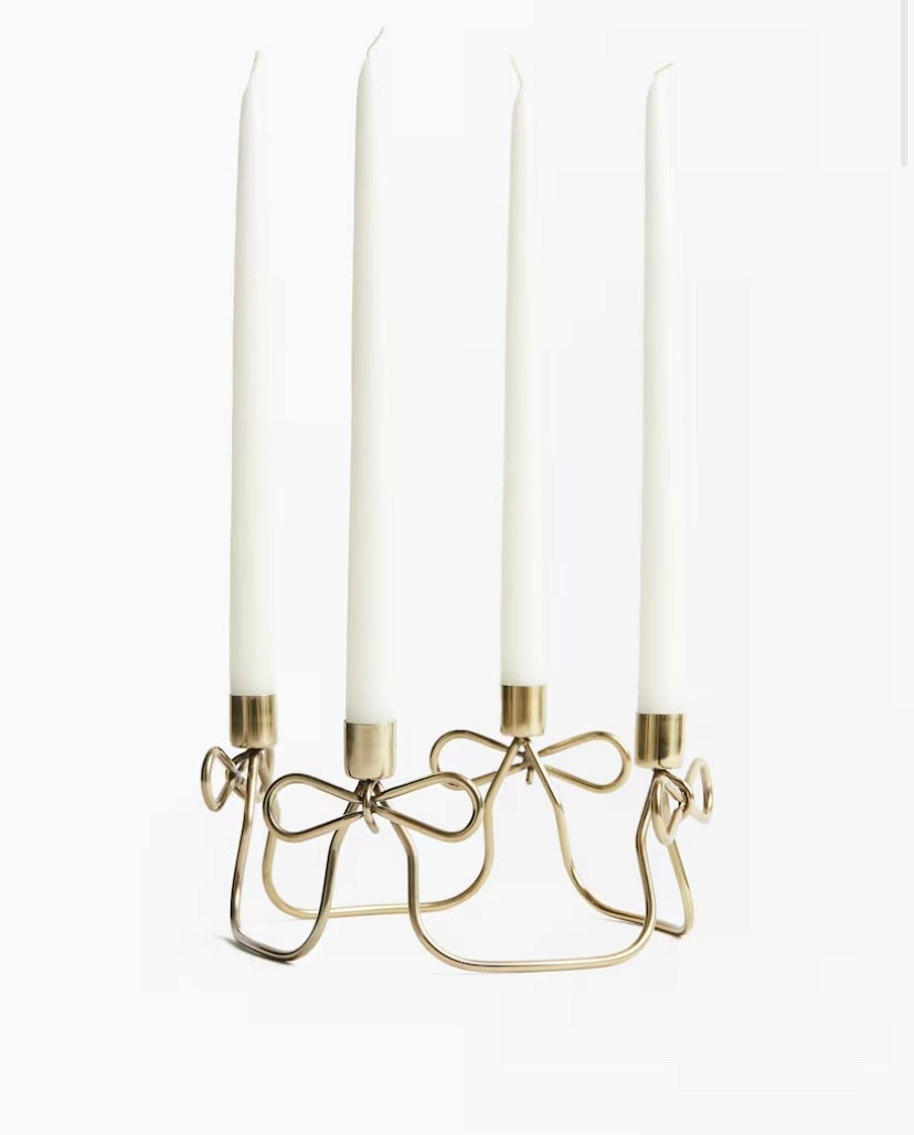 Bow Candelabra

#LTKHoliday #LTKHome #LTKFindsUnder50