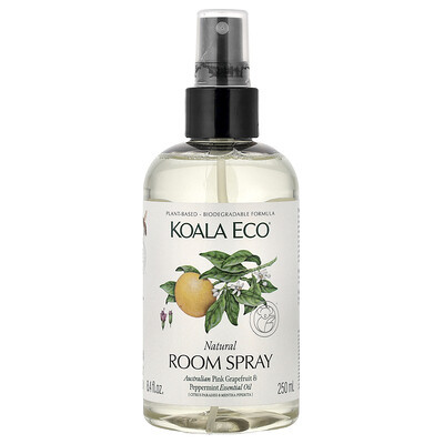 Koala Eco, Natural Room Spray, Essential Oil, Australian Pink Grapefruit & Peppermint, 8.4 fl oz (250 ml) | iHerb