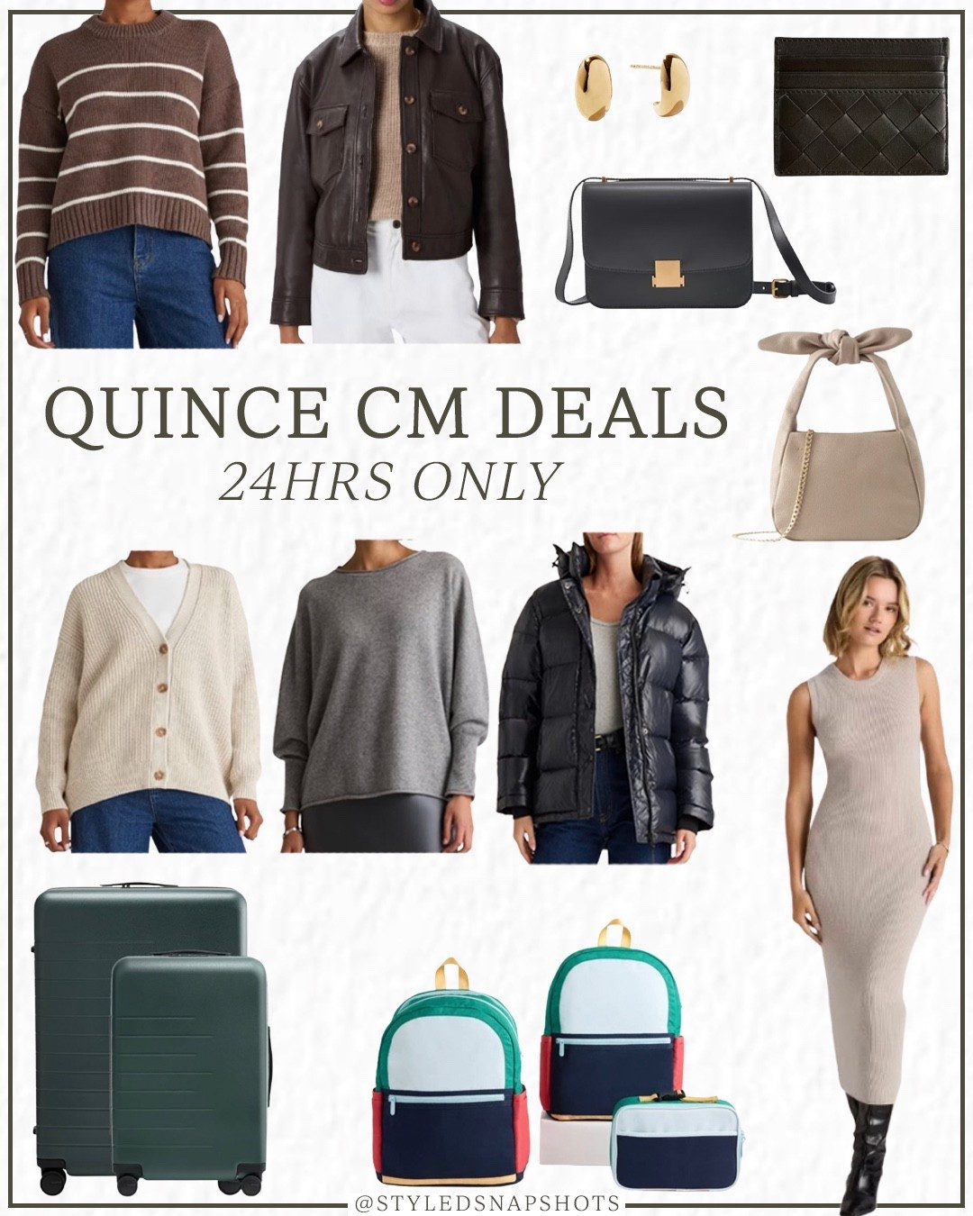 Quince 24hr deals for cyber Monday!! 

#LTKGiftGuide #LTKCyberWeek #LTKFindsUnder100