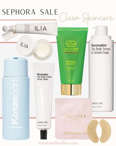 Sephora’s beauty sale includes some of my favorite clean skincare items! Included are Ilia eye cream, Ilia lip cream, Nécessaire The Body Serum, Tata Harper Clarifying Blemish & Oil Control Cleanser, Kosas Good Body Skin AHA + Enzyme Exfoliating Body Wash, Nécessaire The Hand Cream, Wander Beauty Baggage Claim Eye Masks.

Beauty sale, skincare deal, sale alert, deal alert, steal alert, clean beauty

#LTKbeauty #LTKunder50 #LTKsalealert