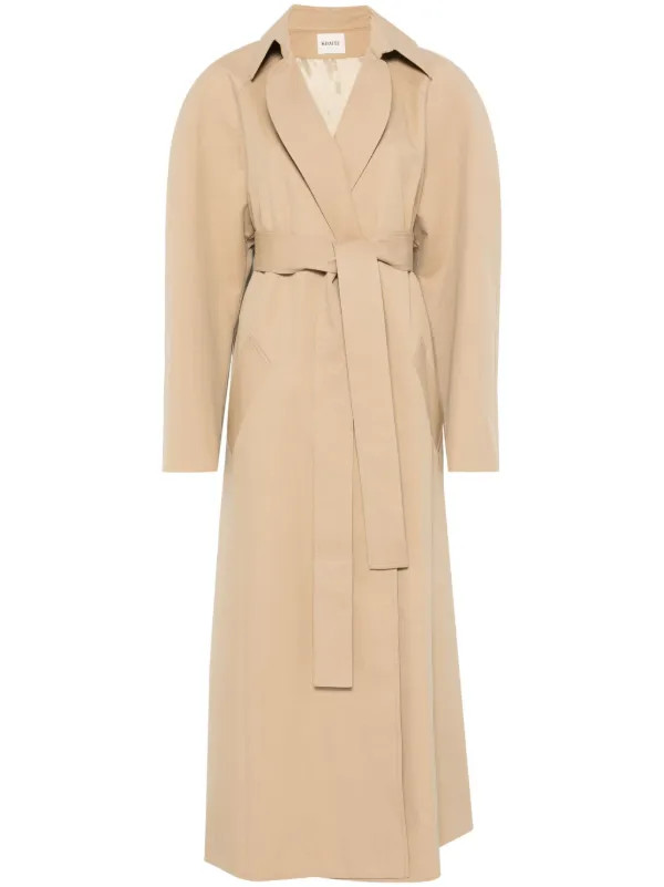 KHAITE Roth Trench Coat | Neutrals | FARFETCH SK | Farfetch Global