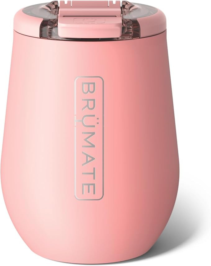BrüMate Uncork'd 14oz 100% Leakproof Insulated Wine Tumbler | Locking Lid | Insulated Stainless ... | Amazon (US)