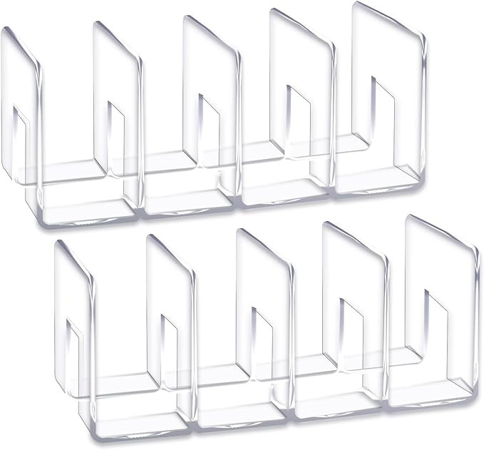 YAGELI Clear Acrylic Desk File Sorter Purse/Handbag Organizer Clutch Divider Mesh Folder Office S... | Amazon (US)