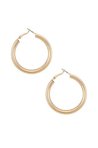 petit moments Gretchen Hoops in Gold from Revolve.com | Revolve Clothing (Global)