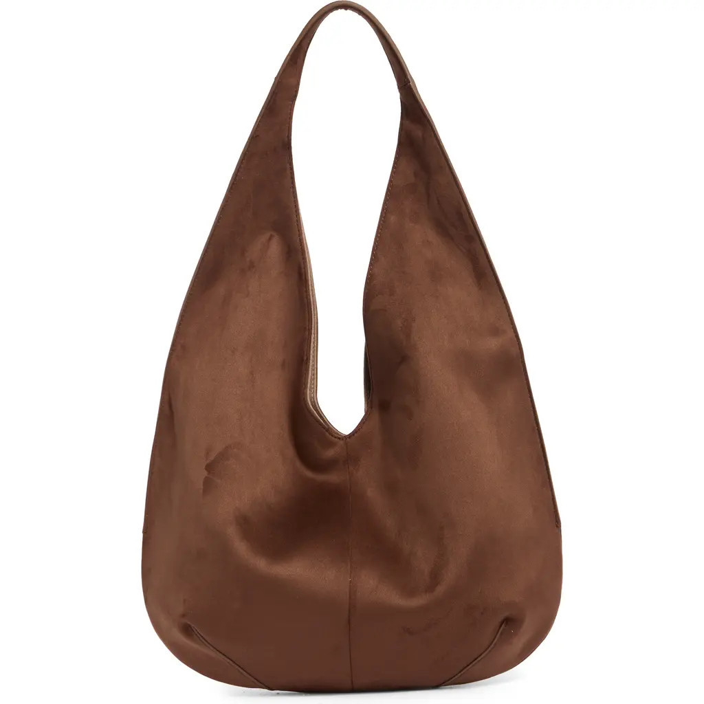 JW PEI Dara Faux Suede Hobo Bag in Mocha Brown at Nordstrom | Nordstrom