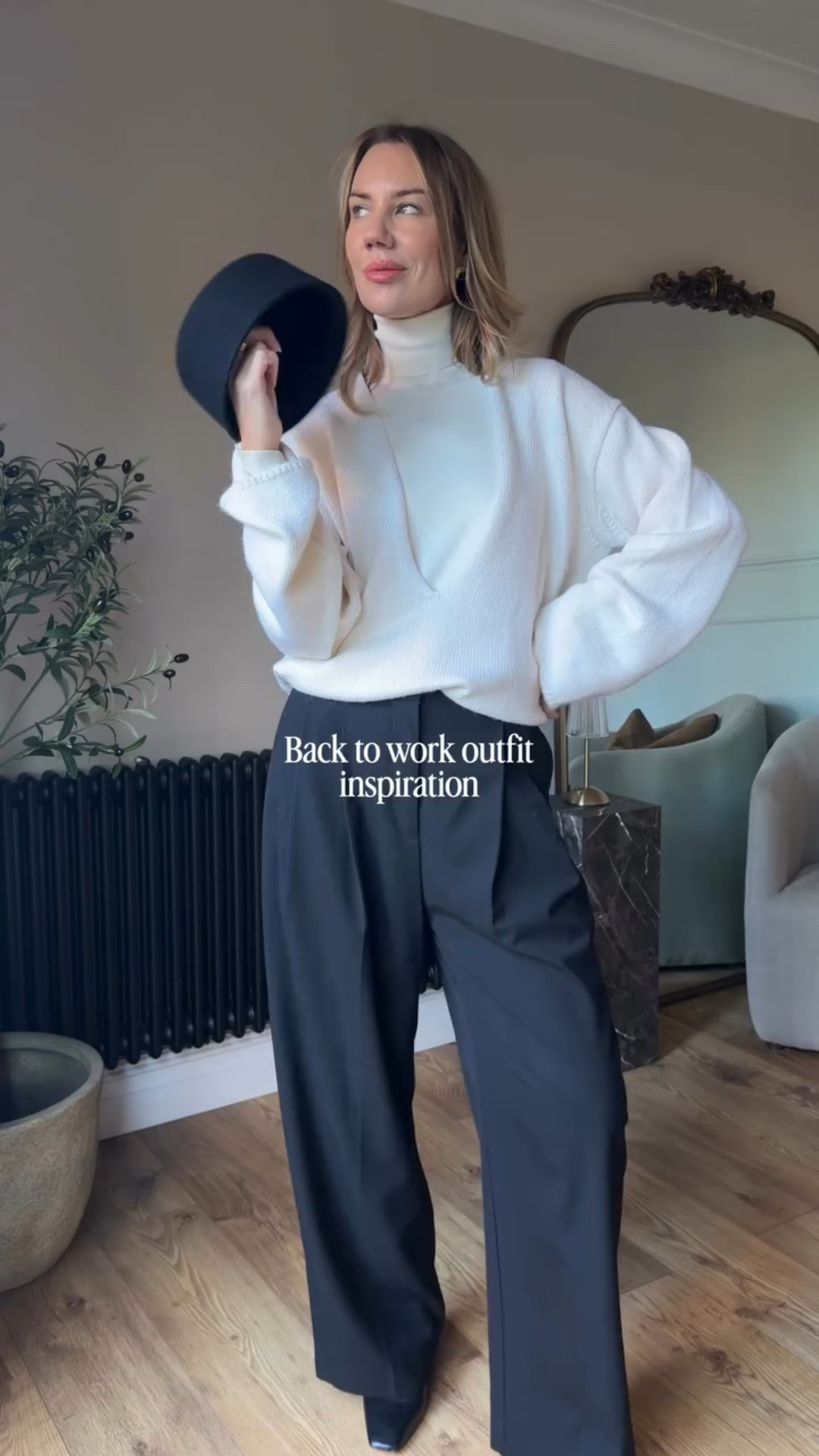 I’ve been looking forward to recreating this look from last year. 

Minimal but never boring and my pillbox hat won’t be going anywhere for 2026. 

Are you back to work today???

-

Back to work outfit Inspo, what to wear to work in your 30s, work but make it fashion, styling, pillbox hat, black and white looks, what to wear, ootd, daily style