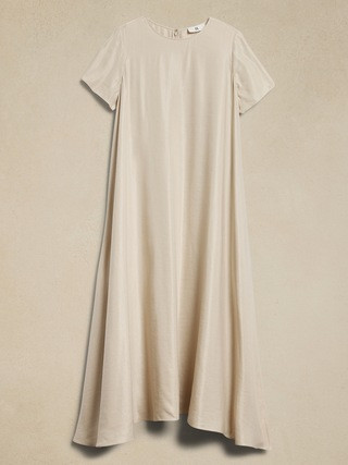 Aurelia Linen-Blend Maxi Dress | Banana Republic (US)