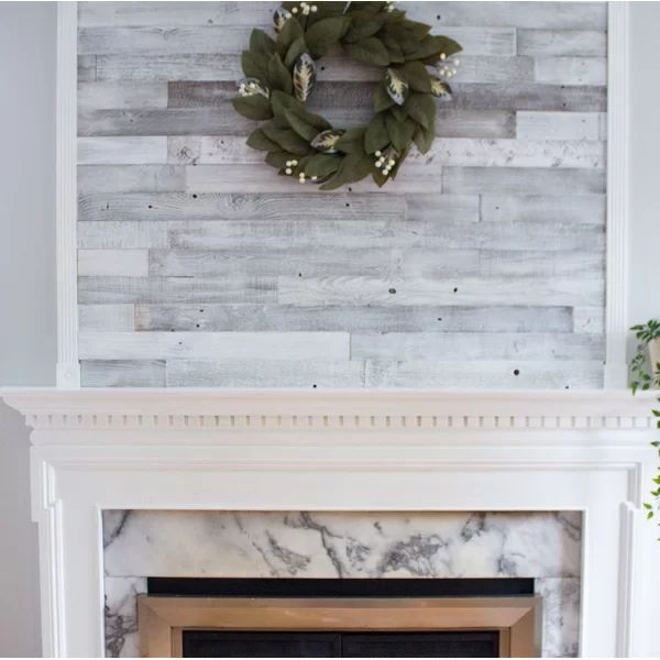 3" Reclaimed Peel and Stick Solid Wood Wall Paneling | Wayfair North America