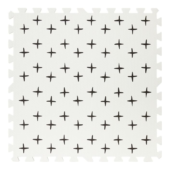 Foam Tile Play Mat - Black & White | West Elm (US)