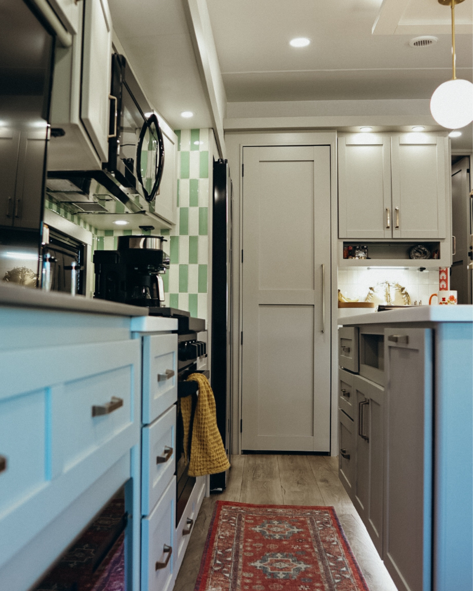 Adding a pop of color in our RV kitchen with peel and stick tile is holding me over while I continue to commit to no painting 😬 #rvdecor #maximalist

#LTKhome