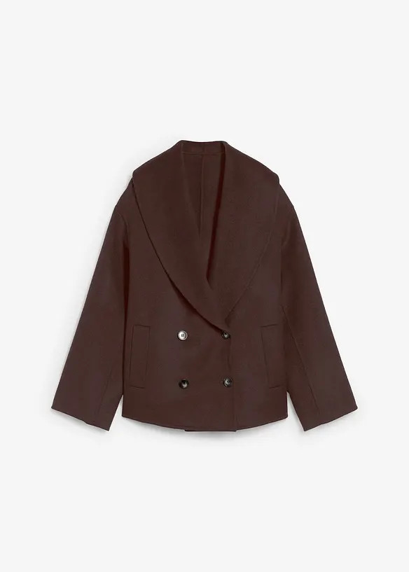 Oversize Jacke aus weichem Woll-Mix | Bonprix DE