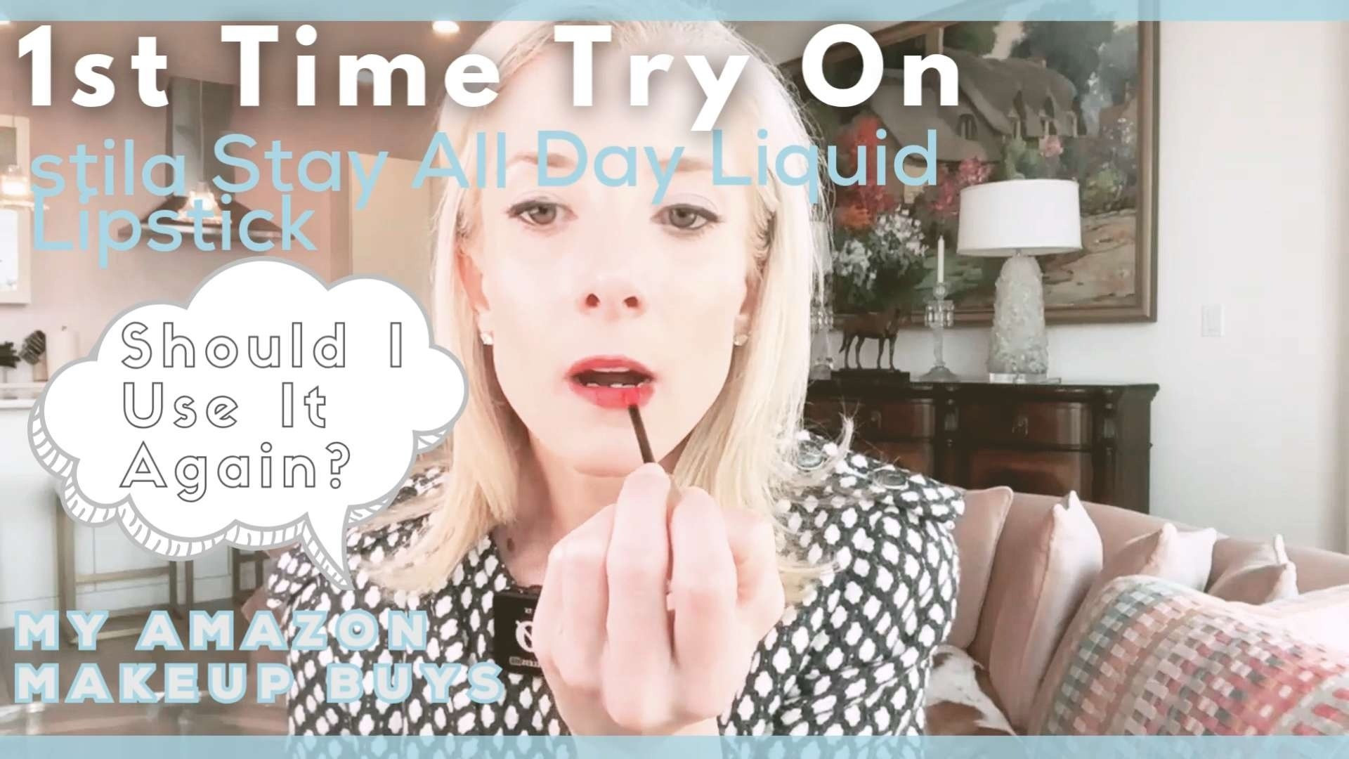 1st Time Try On & 1st Impressions! Stila liquid lipstick on Amazon Live! Shop my Amazon beauty and makeup favorites under $50 
The perfect seasonal gifts for all beauty and makeup lovers! Watch and see the 12 hour long wear effects!! 

#LTKBeauty #LTKSeasonal #LTKFindsUnder50