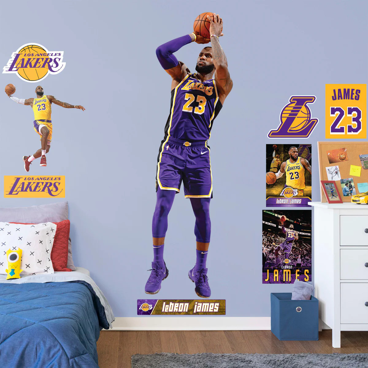 LeBron James NBA Removable Wall Decal | Fathead Official Site | Fathead