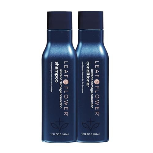 Leaf and Flower Instant Damage Repair Shampoo and Conditioner DUO 12 oz each | Amazon (US)