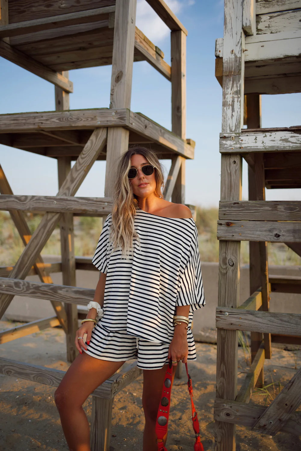 Everyday Short - Marina Stripe | How Do You Wear That