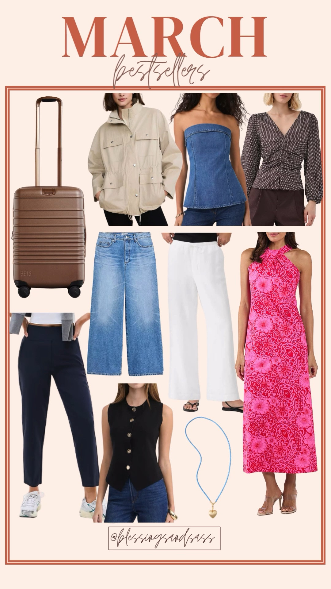 My March bestsellers!
-
-
-
Women’s fashion, outfit inspo, outfit ideas, what to wear for, fashion over 40, fashion over 50, spring outfits, spring outfits, spring fashion, spring style, women’s spring outfit, Vacation outfit, vacation style, Easter outfit, Easter outfit inspo , travel fashion, travel style, travel outfits 


#LTKSeasonal #LTKOver40 #LTKootd