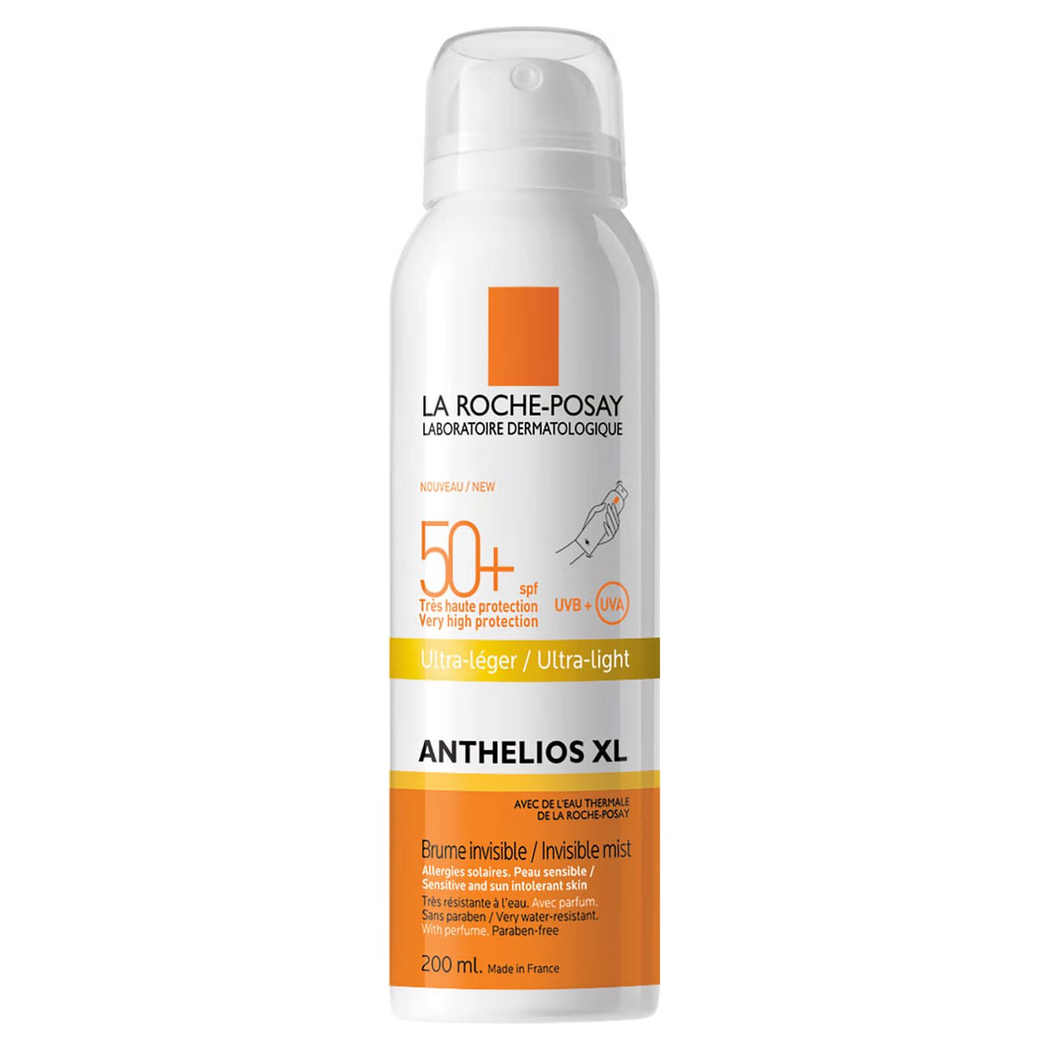 La Roche-Posay Anthelios Ultra-Light SPF50+ Sun Protection Spray 200ml | Look Fantastic (UK)