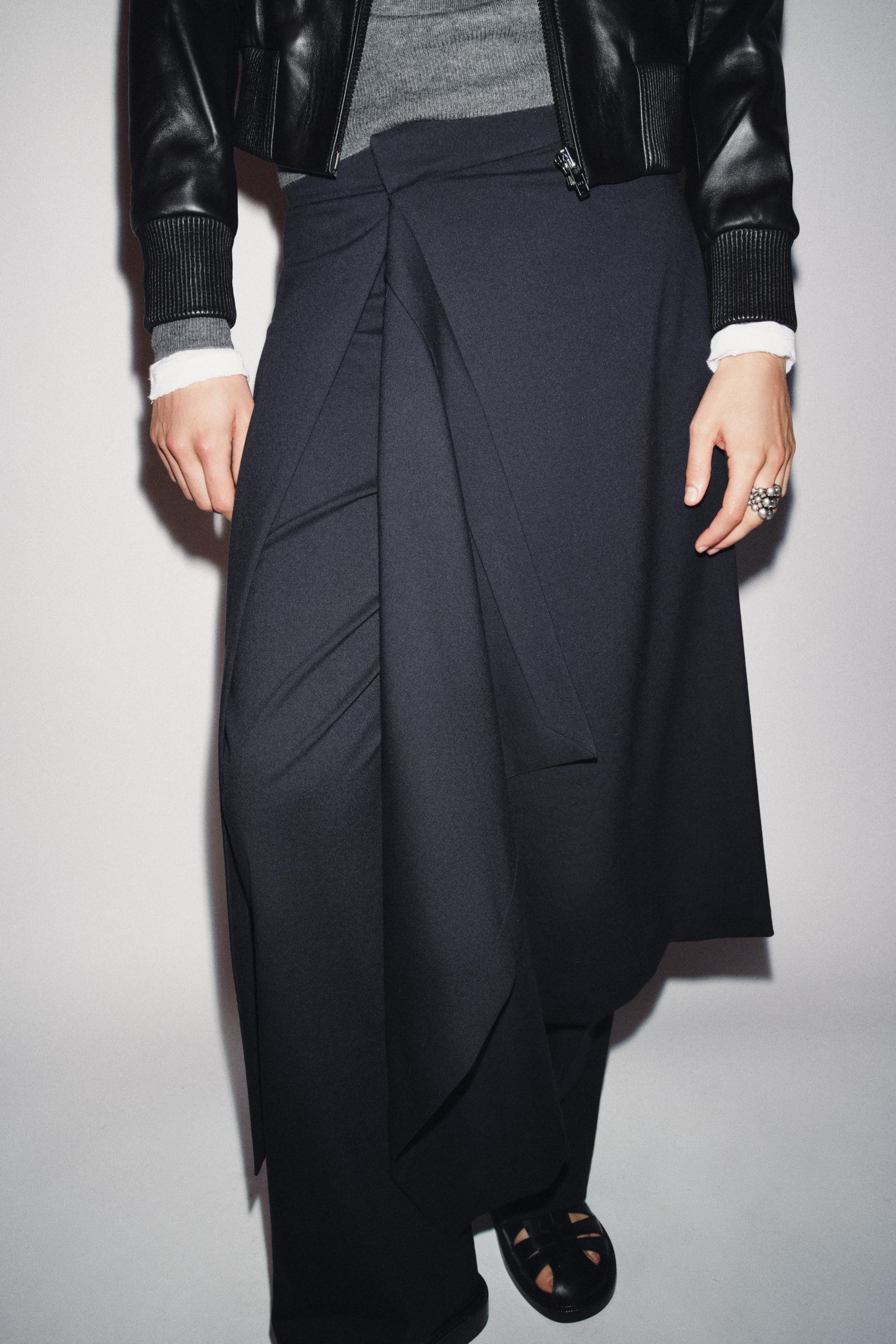 ZW COLLECTION WRAP PANTS | Zara US