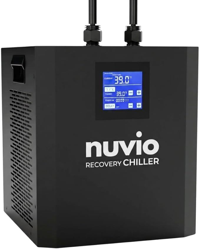 Nuvio Water Chiller for Ice Bath - 1/3 HP Cold Plunge Chiller Cools to 39°F, Works with Any Tub,... | Amazon (US)
