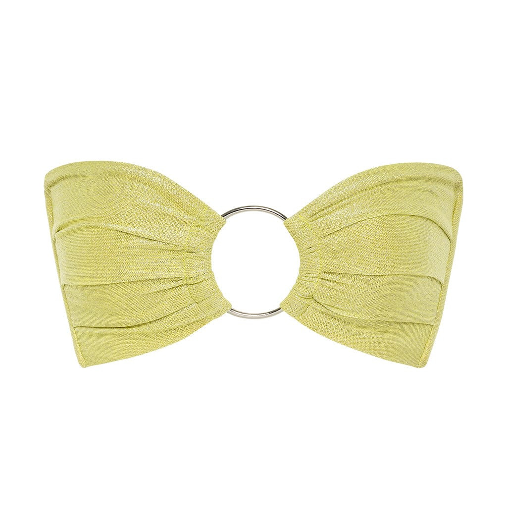Limon Sparkle Tori Ties Bandeau Bikini Top | Montce