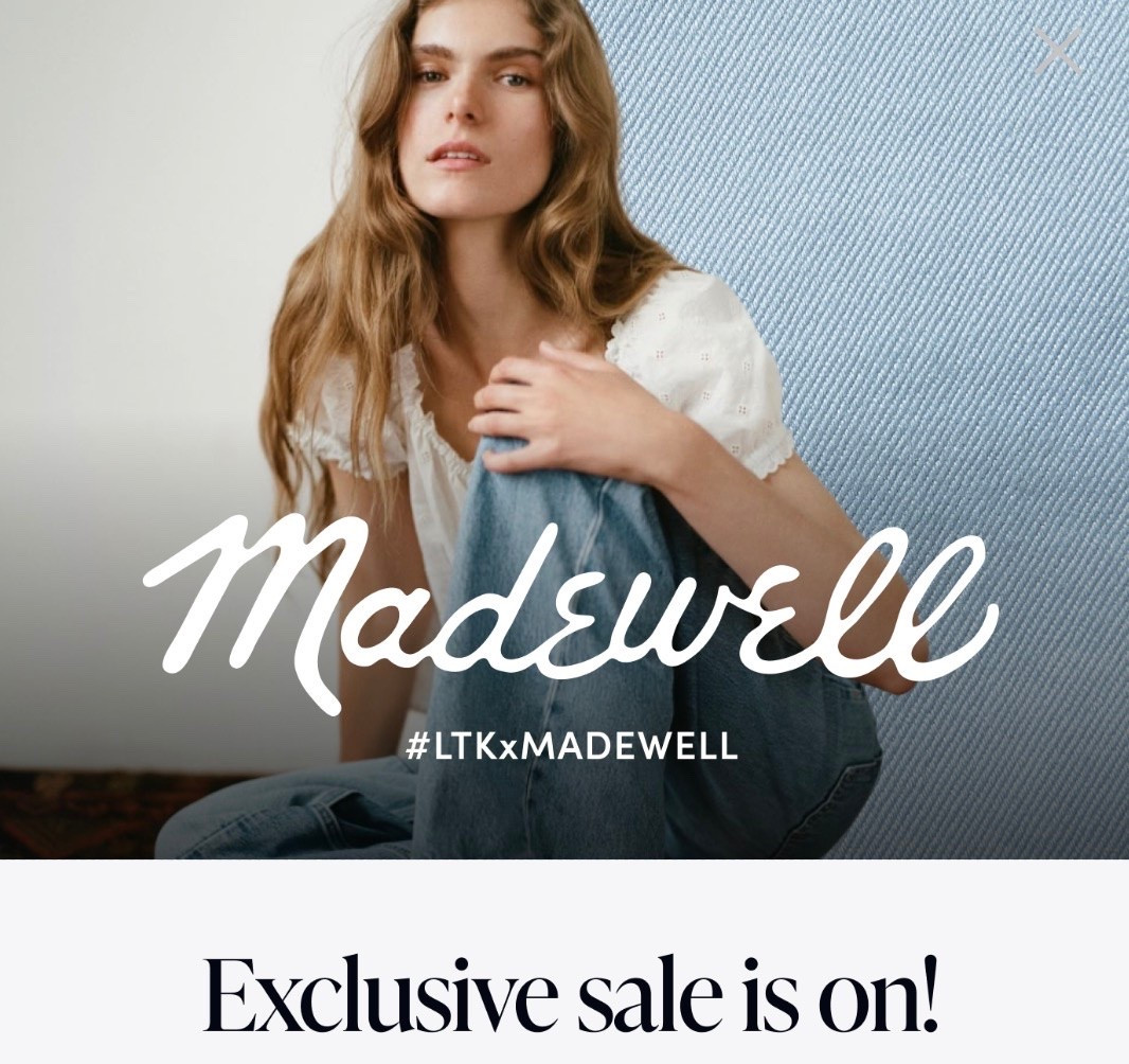 Get a discount on @Madewell  when you shop through my ltk links!

#LTKxMadewell