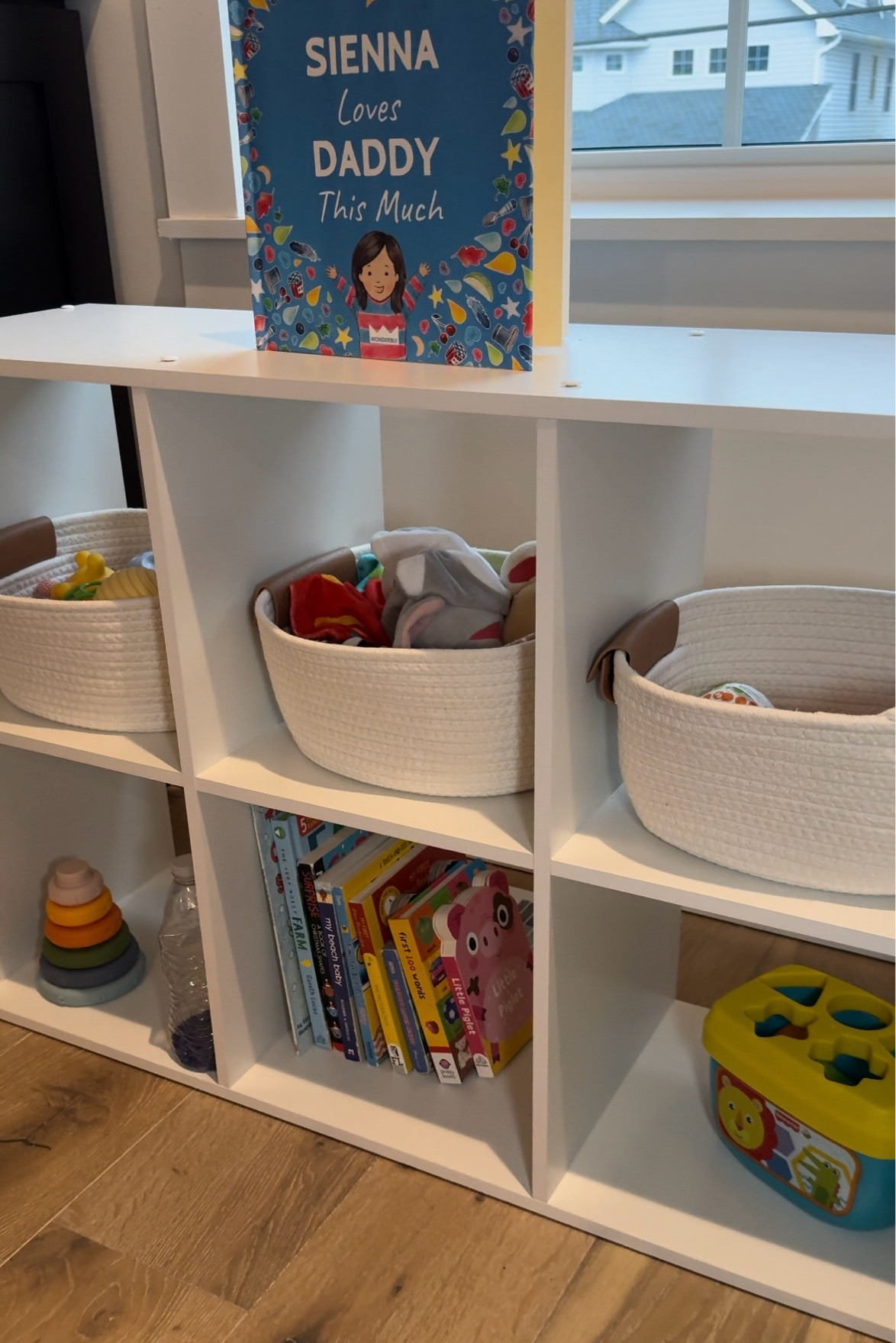 created a play space for my daughter so we can rotate her toys and books each month! 
.
.
.
playroom, playroom organization, kids toys , baby playroom, toddler playroom 

#LTKBaby #LTKFamily