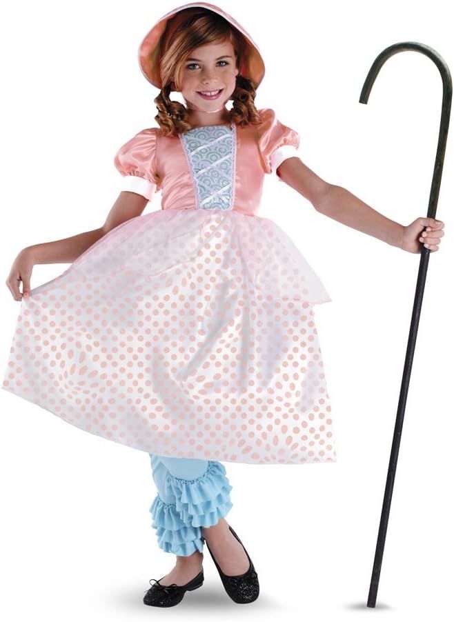 Disney Bo Peep Toy Story Deluxe Girls' Costume Pink, M (7-8) | Amazon (US)