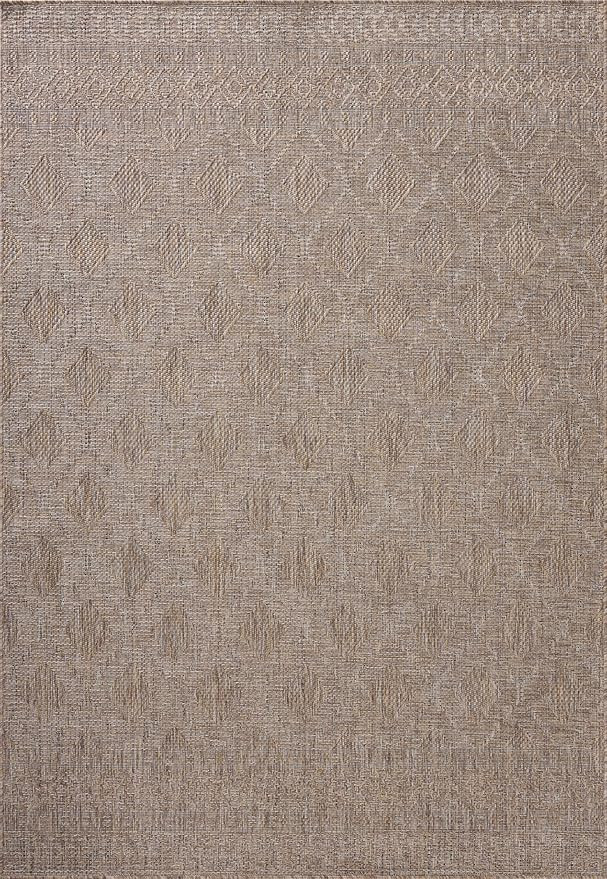 Loloi Amber Lewis Topanga Collection TOP-06 Natural/Mist 5'-3" x 7'-6" Indoor/Outdoor Area Rug | Amazon (US)
