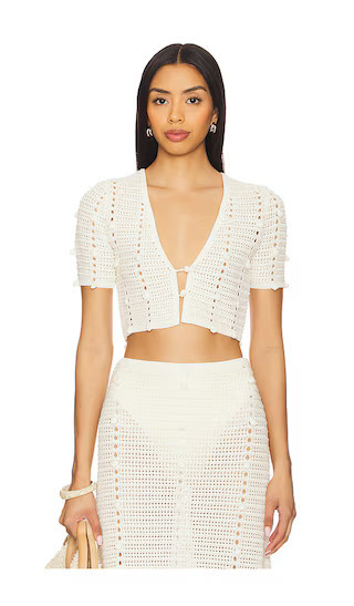 DEVON WINDSOR Hada Top in Cream. - size M | Revolve Clothing (Global)