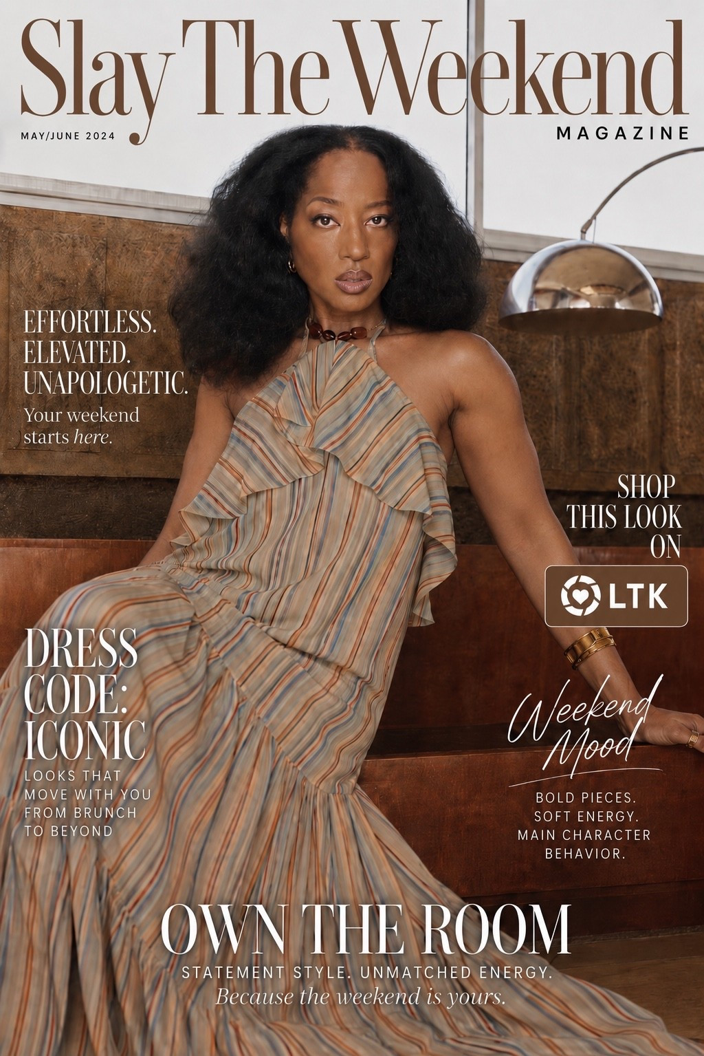 Weekend energy, but make it editorial. This Mango dress instantly gives effortless luxury with the soft stripes, dramatic movement, and elevated silhouette. One thing about me? I’m always going to choose a look that feels feminine, confident, and unforgettable.

This is the kind of outfit that turns brunch into a photoshoot and a weekend into a moment.

#LTKStyle #LTKFashion #WeekendStyle

#LTKootd #LTKOver40 #LTKMidsize