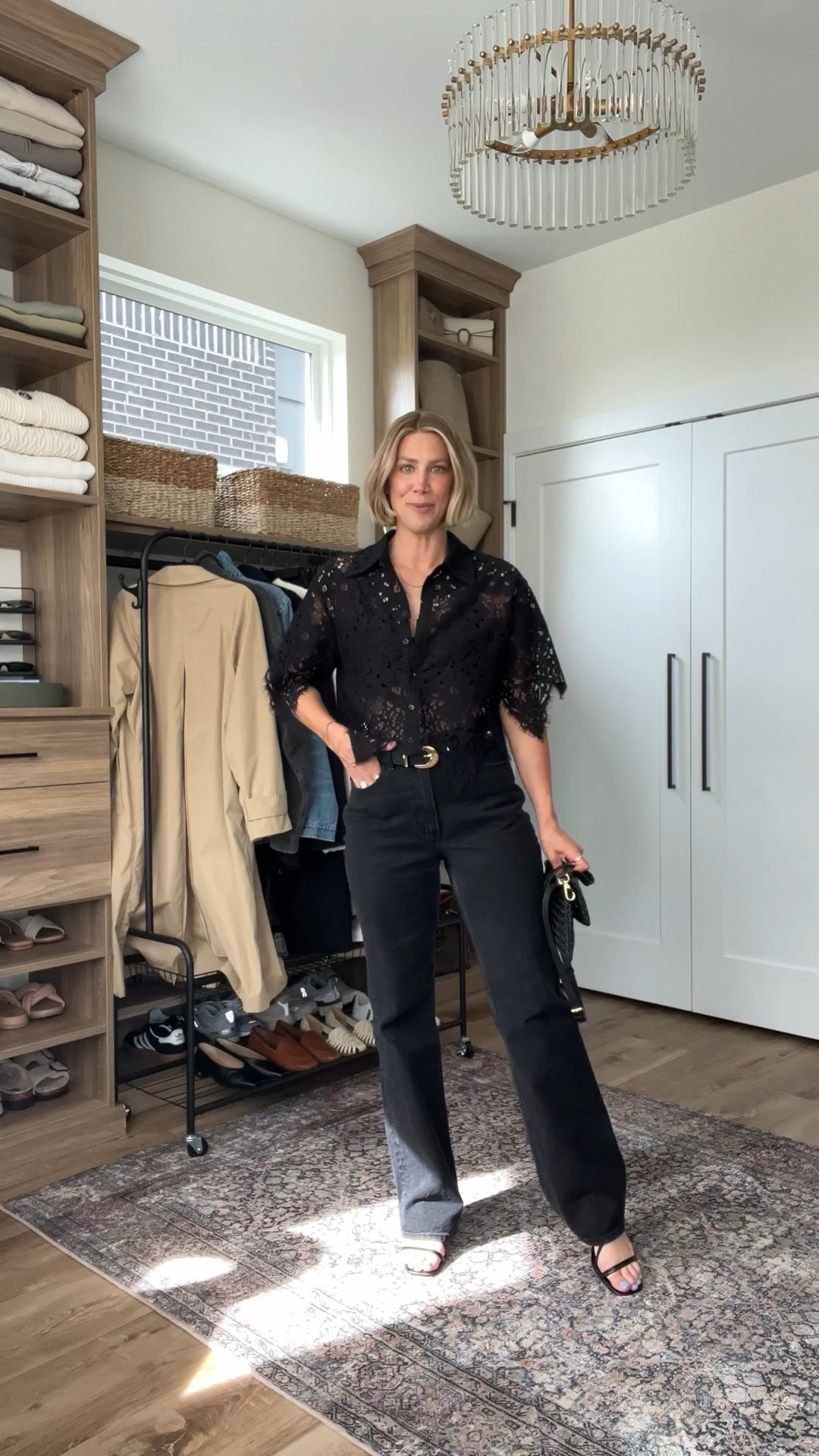 Style Swap Event Outfit: wearing small lace top, 25/regular jeans, heels tts

#LTKfindsunder100 #LTKfindsunder50 #LTKstyletip