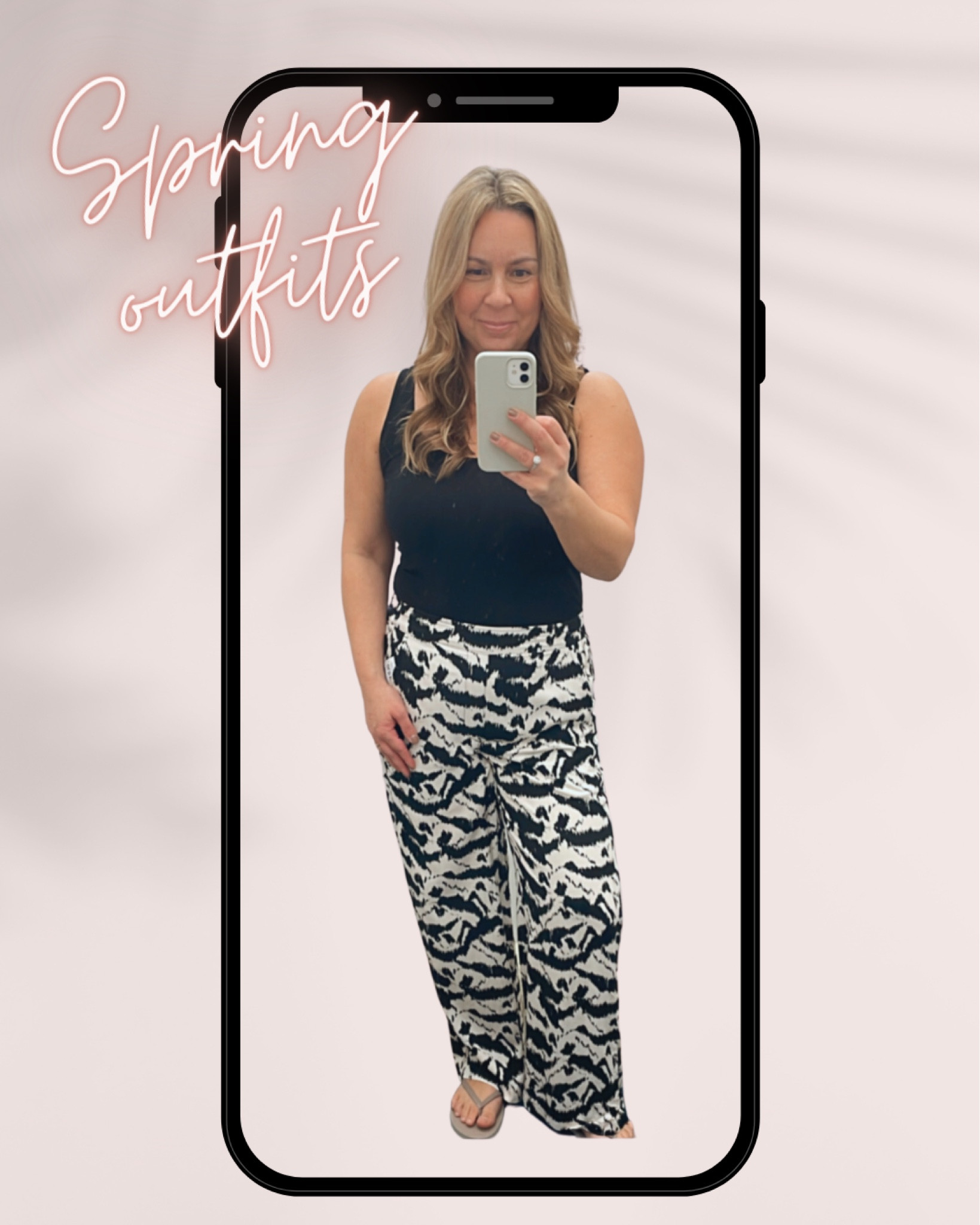 Spring outfit idea! Wearing a medium in wide leg pants and tank top







Vacation outfit, Easter outfit, spring break, midsize fashion, work outfit #ltkseasonal #ltkcurves Old Navy style

#LTKworkwear #LTKunder50 #LTKFind