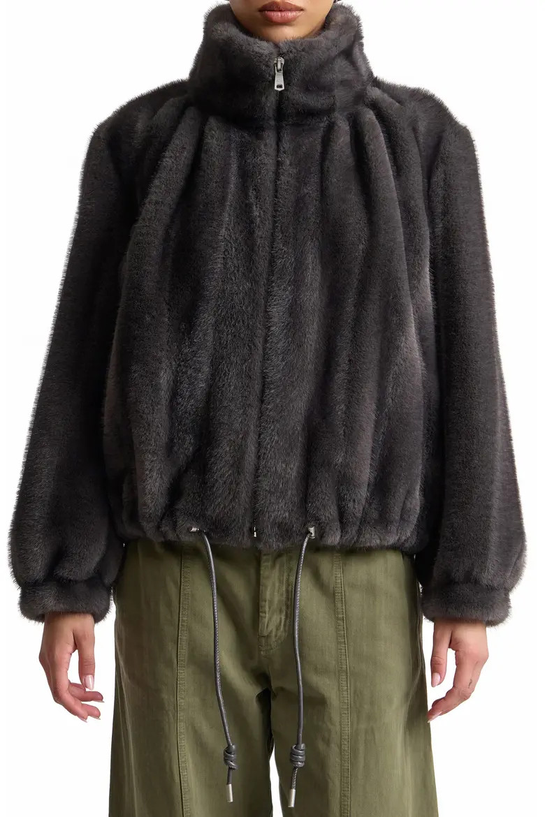 Crop Faux Fur Jacket (Women) | Nordstrom | Nordstrom
