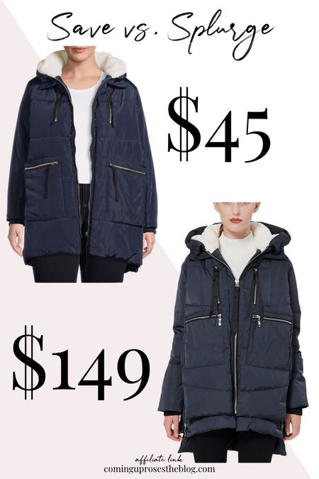 Save vs splurge! The Orolay jacket from Amazon for about $100 less at Walmart - available in plus sizes! 

#LTKSeasonal #LTKunder50 #LTKstyletip