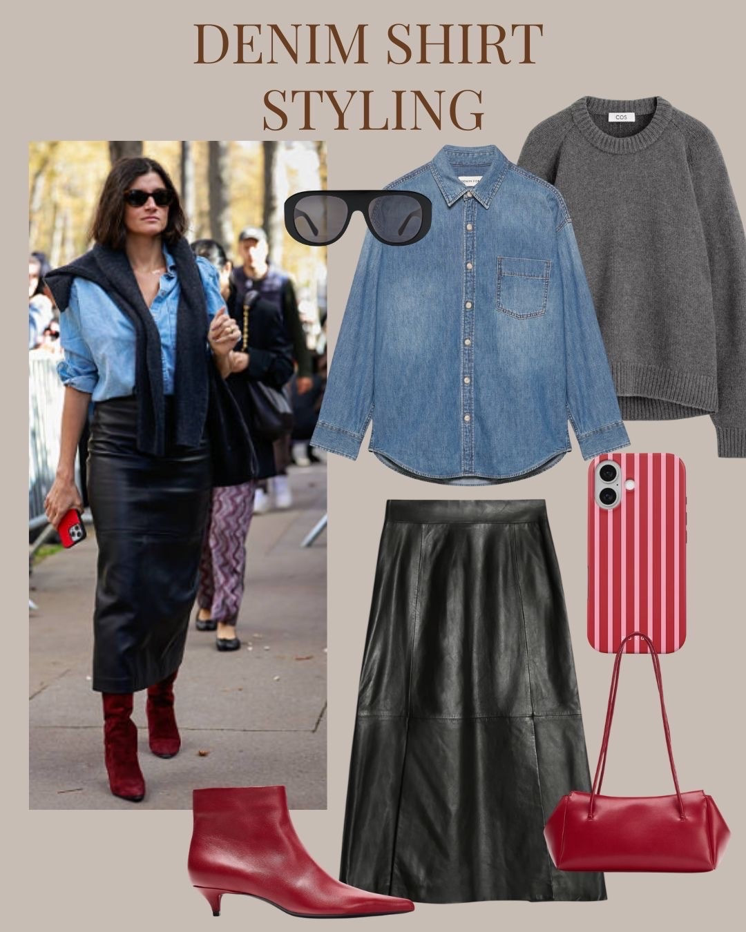 Denim shirt styling

#LTKFashionMonth