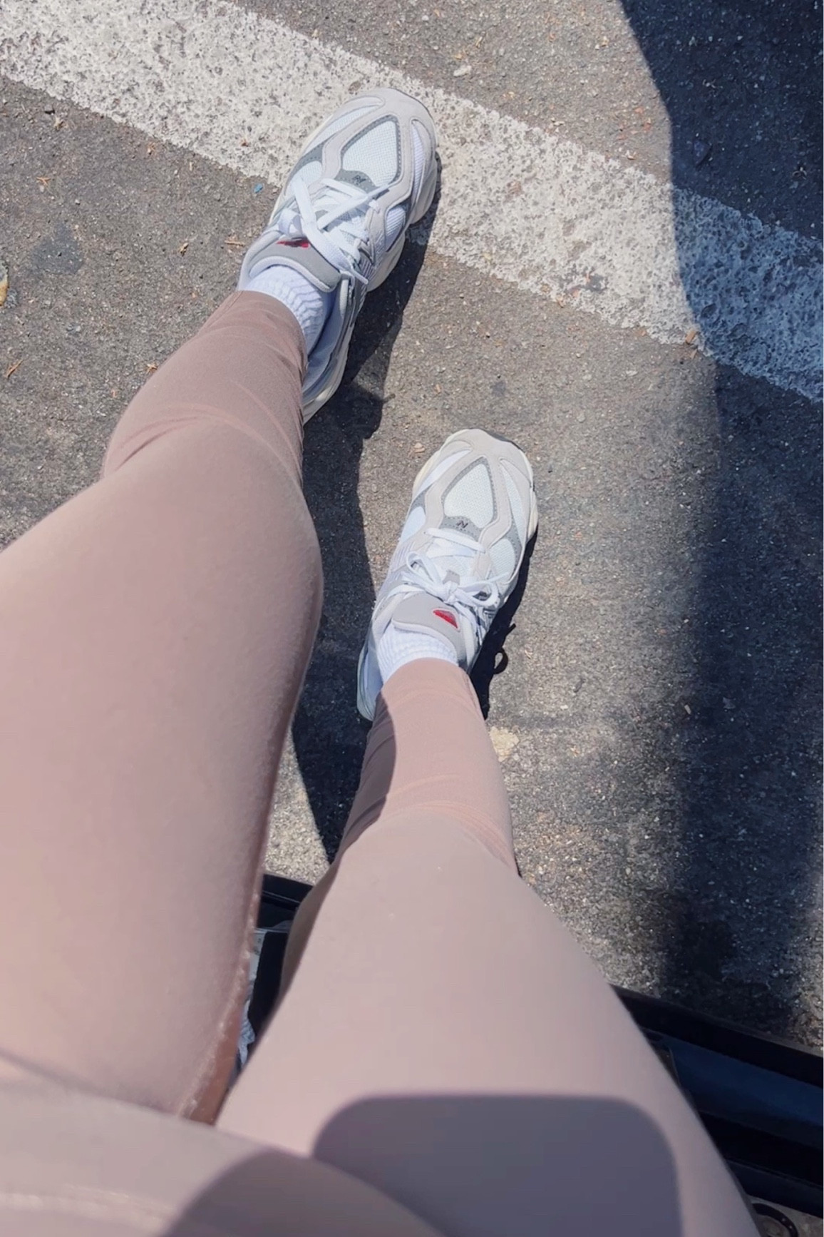 These sneakers go with ANYTHING! Brown leggings, blue leggings, denim jorts, denim skirts, cargo pants, silk skirts, you name it! 

halara tummy control leggings, quarter crew socks, New Balance 9060 sneakers, stylish activewear, trendy workout gear, women's athleisure, comfortable leggings, high-waisted leggings, sporty chic outfit, fitness fashion, gym wear essentials, everyday casual look, running shoes for women, athletic socks, versatile activewear, Halara leggings review, New Balance sneakers, trendy leggings outfit, supportive workout leggings, casual sporty style, best leggings for women, fashionable gym attire, street style sneakers, women's fitness apparel, comfortable workout gear.

#LTKShoeCrush #LTKFitness #LTKFindsUnder100