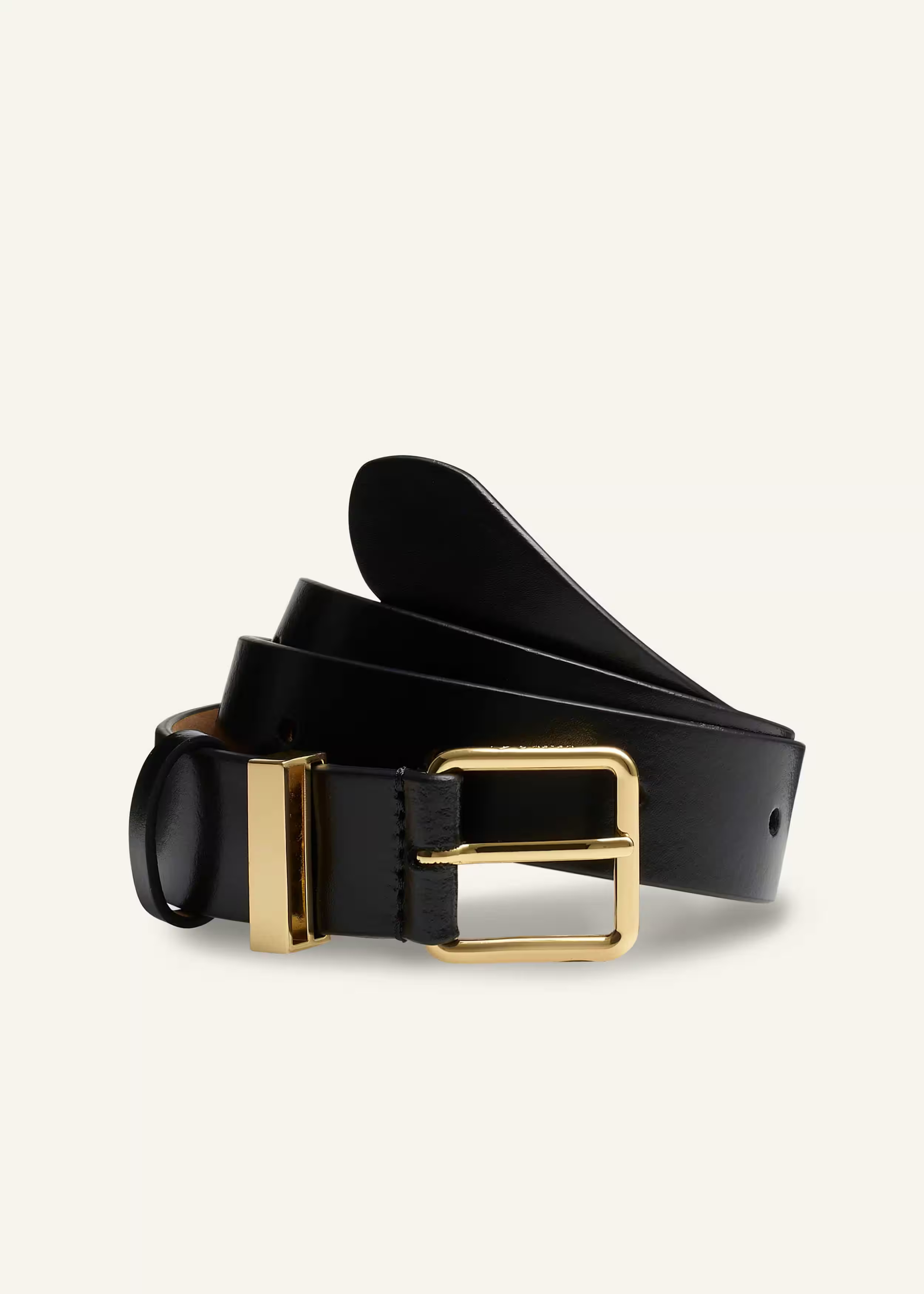 Women's Black Classic Hips-To-Waist Belt | ME+EM | ME+EM Global (Excluding US)