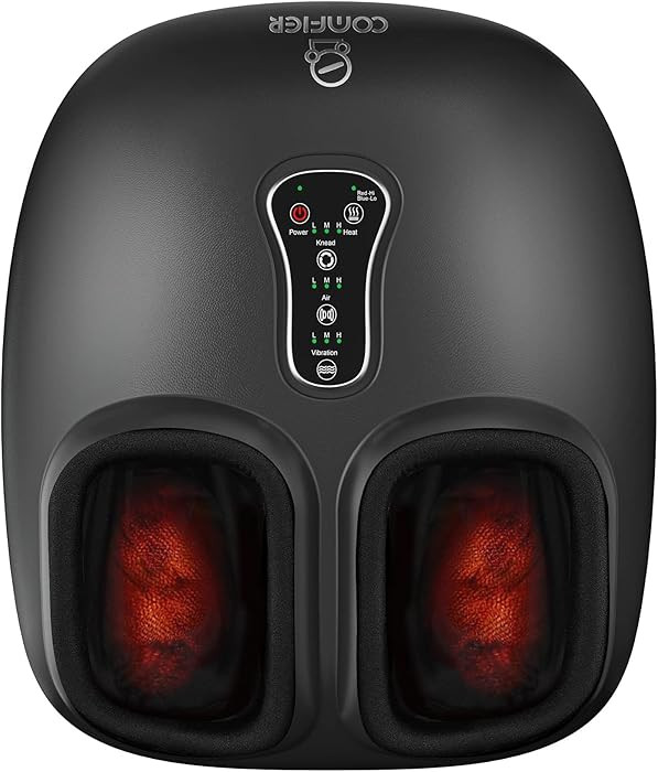 COMFIER Shiatsu Foot Massager with Heat, Vibration,Rolling Compression Feet Massager Machine for ... | Amazon (US)