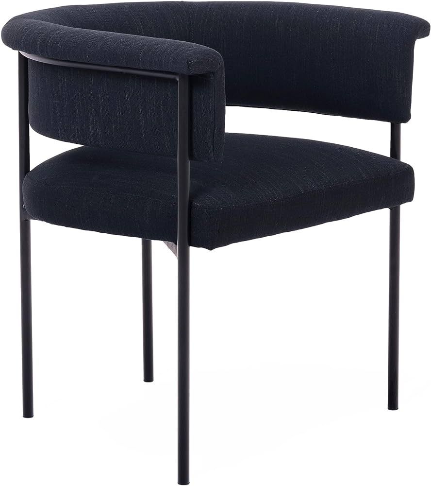 Tov Furniture Taylor Black Performance Linen Dining Chair | Amazon (US)