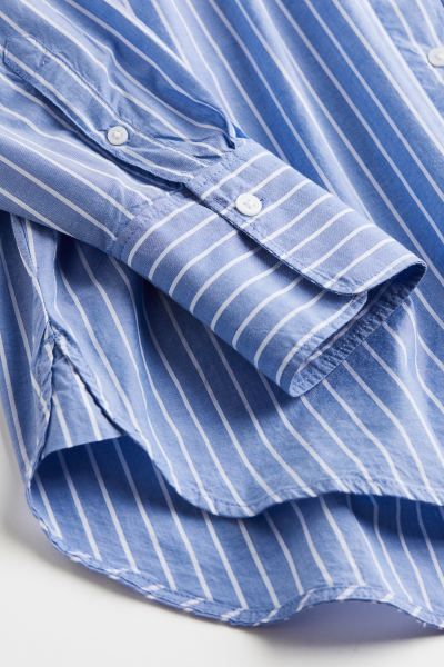 Cotton poplin shirt | H&M (UK, MY, IN, SG, PH, TW, HK)